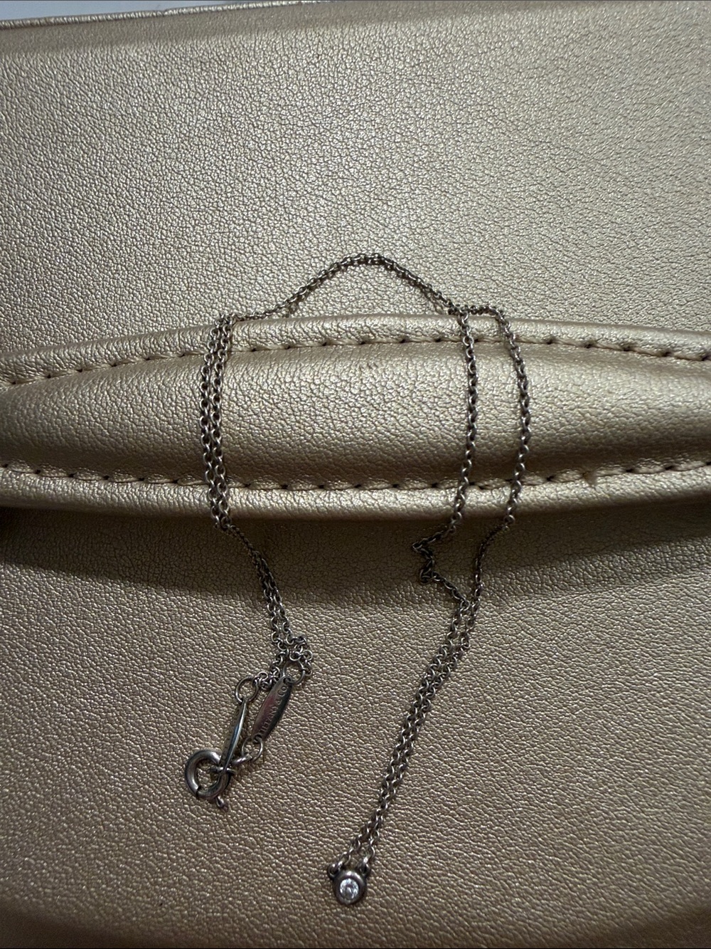 Elsa Peretti Delicate Silver Pendant Necklace with Round Charm